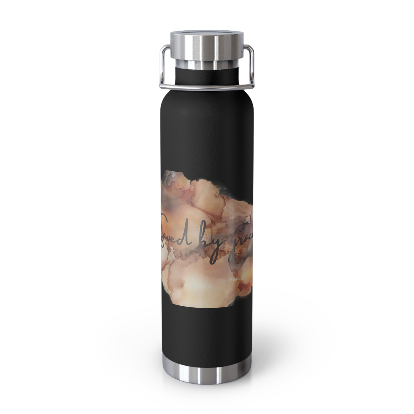 « Saved by grace » Copper Vacuum Insulated Bottle, 22oz