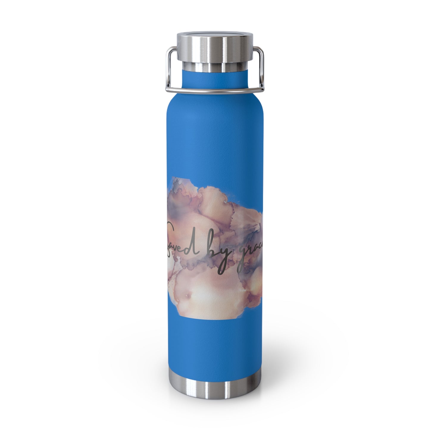 « Saved by grace » Copper Vacuum Insulated Bottle, 22oz