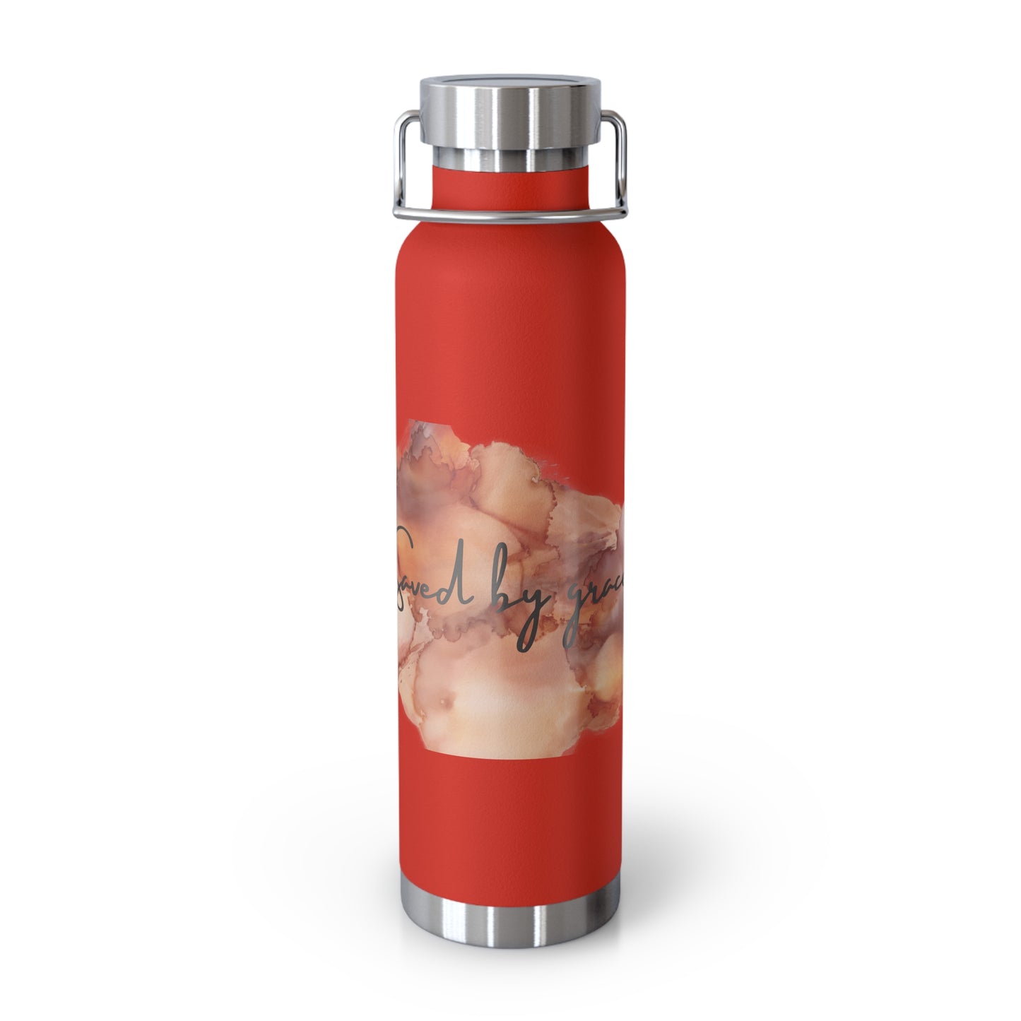 « Saved by grace » Copper Vacuum Insulated Bottle, 22oz