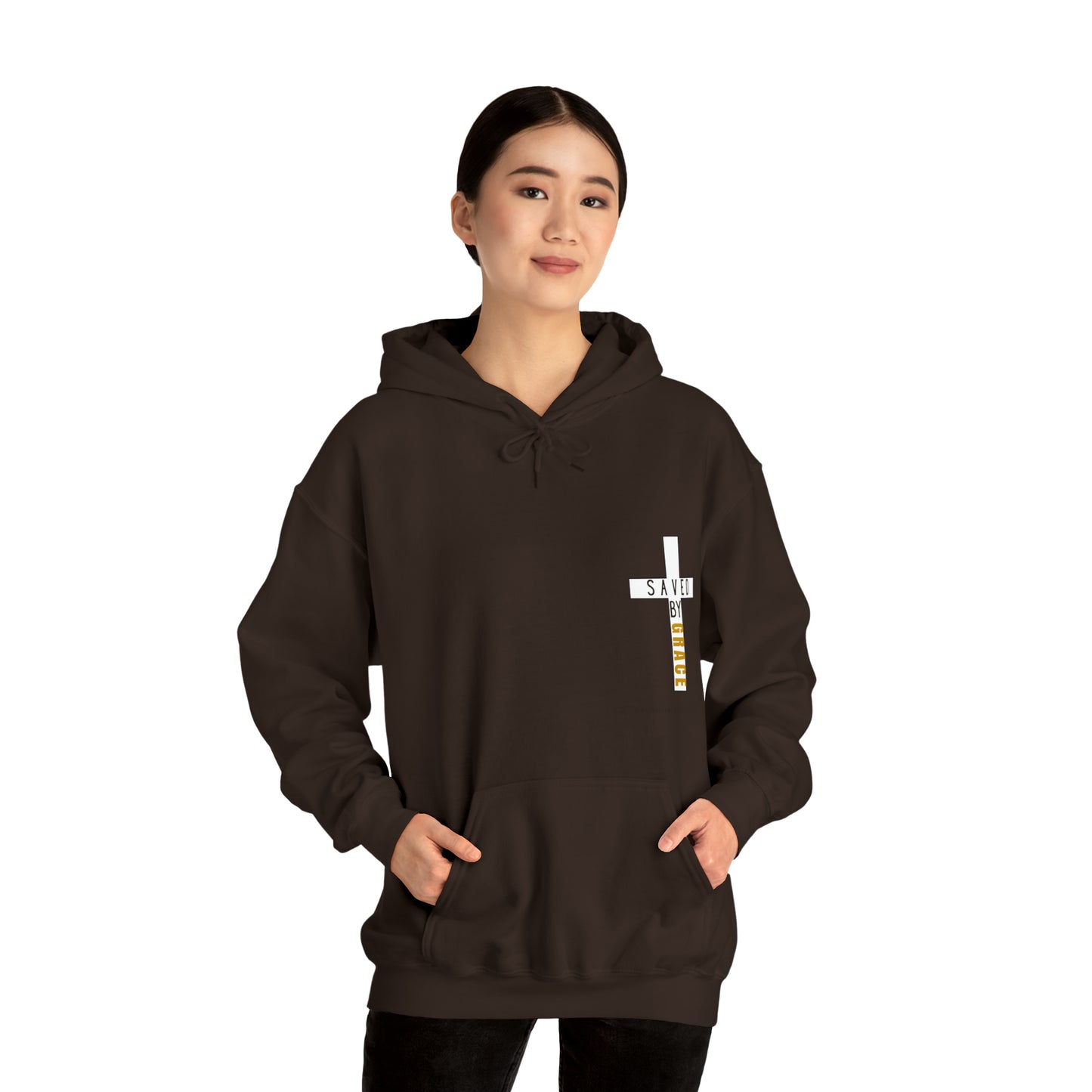 « Saved by grace » Unisex Heavy Blend™ Hooded Sweatshirt