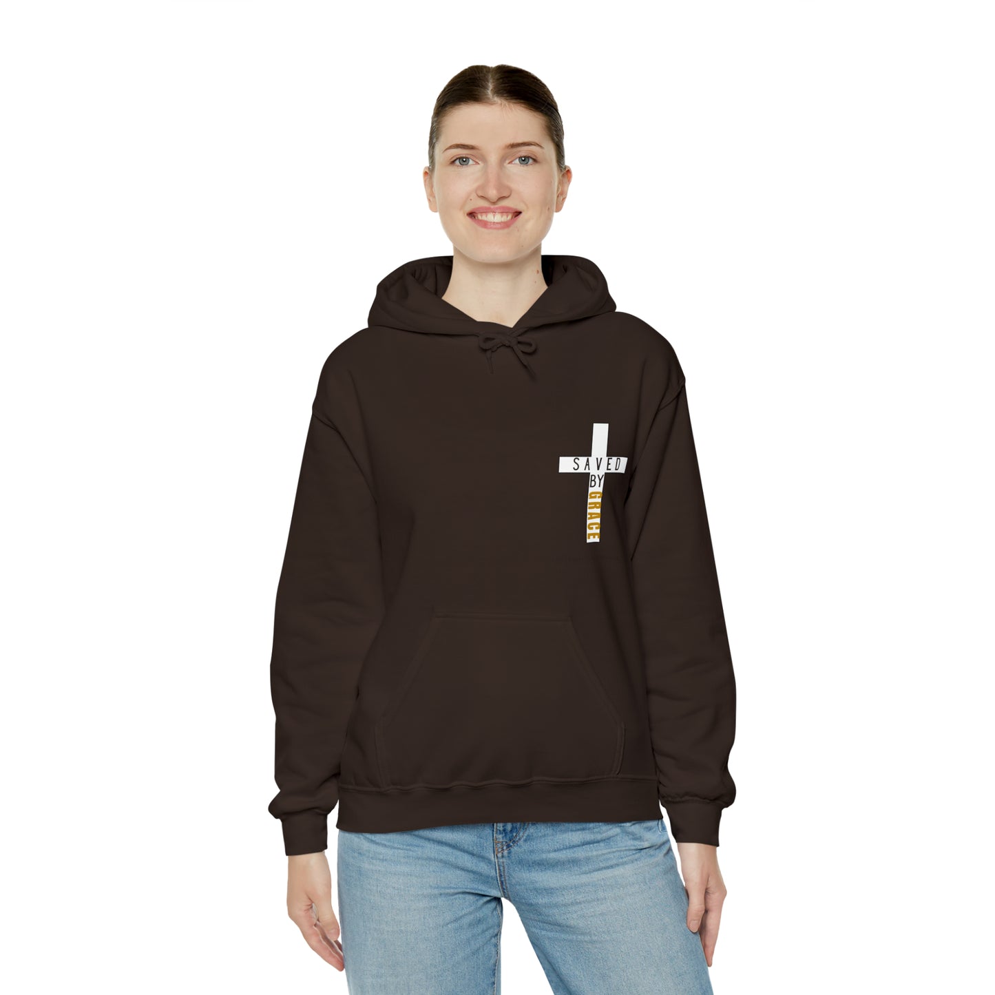 « Saved by grace » Unisex Heavy Blend™ Hooded Sweatshirt