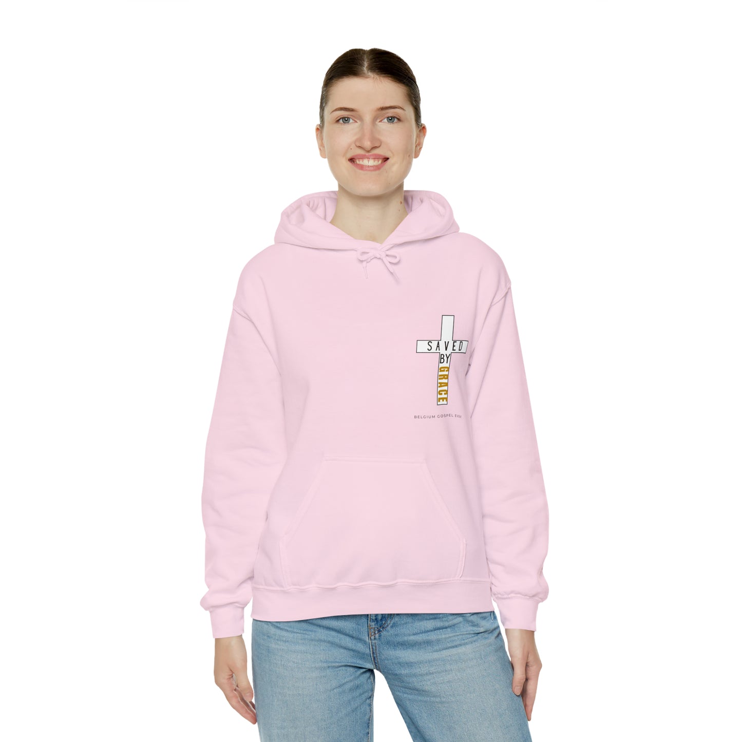 « Saved by grace » Unisex Heavy Blend™ Hooded Sweatshirt