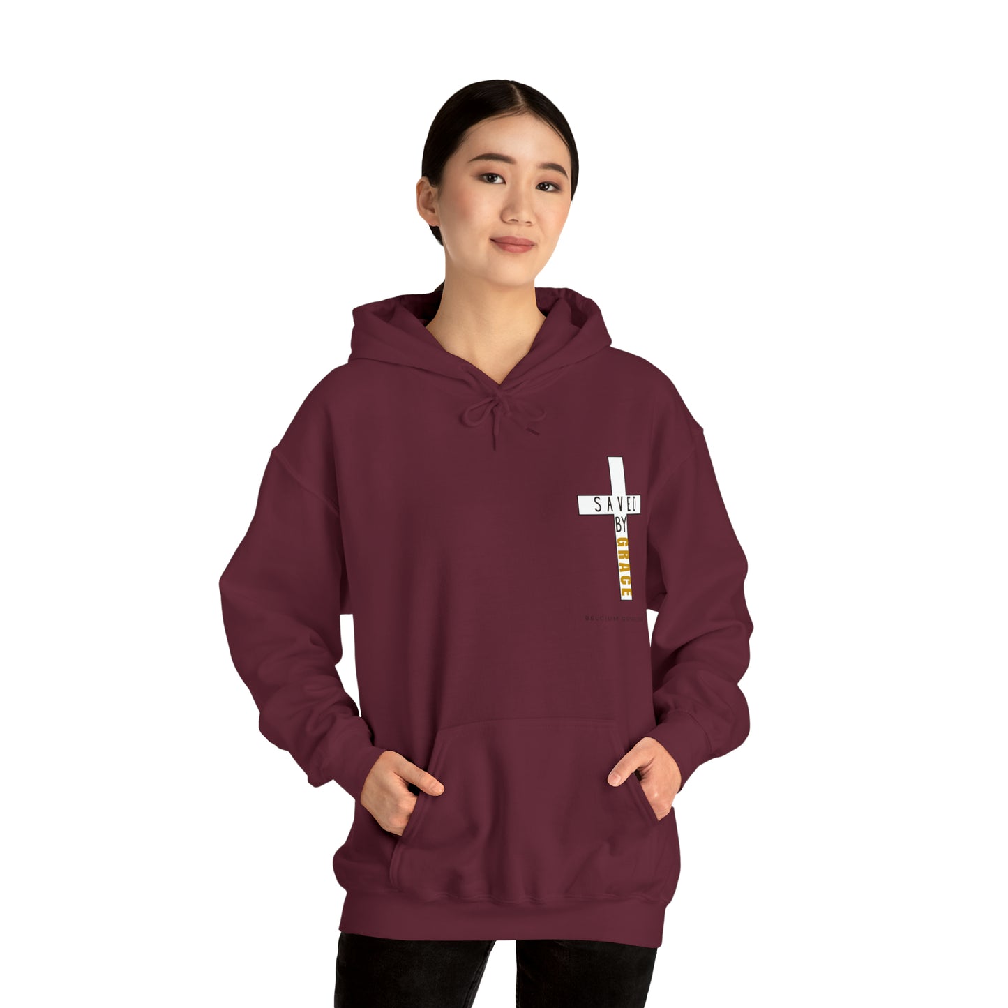 « Saved by grace » Unisex Heavy Blend™ Hooded Sweatshirt