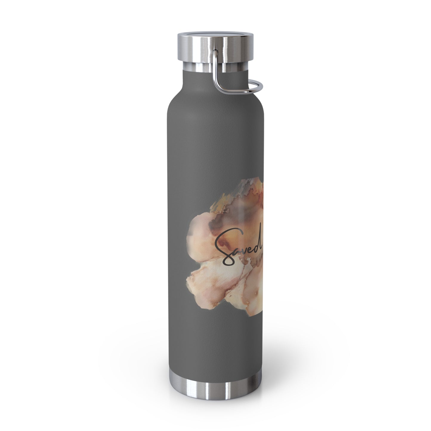 « Saved by grace » Copper Vacuum Insulated Bottle, 22oz