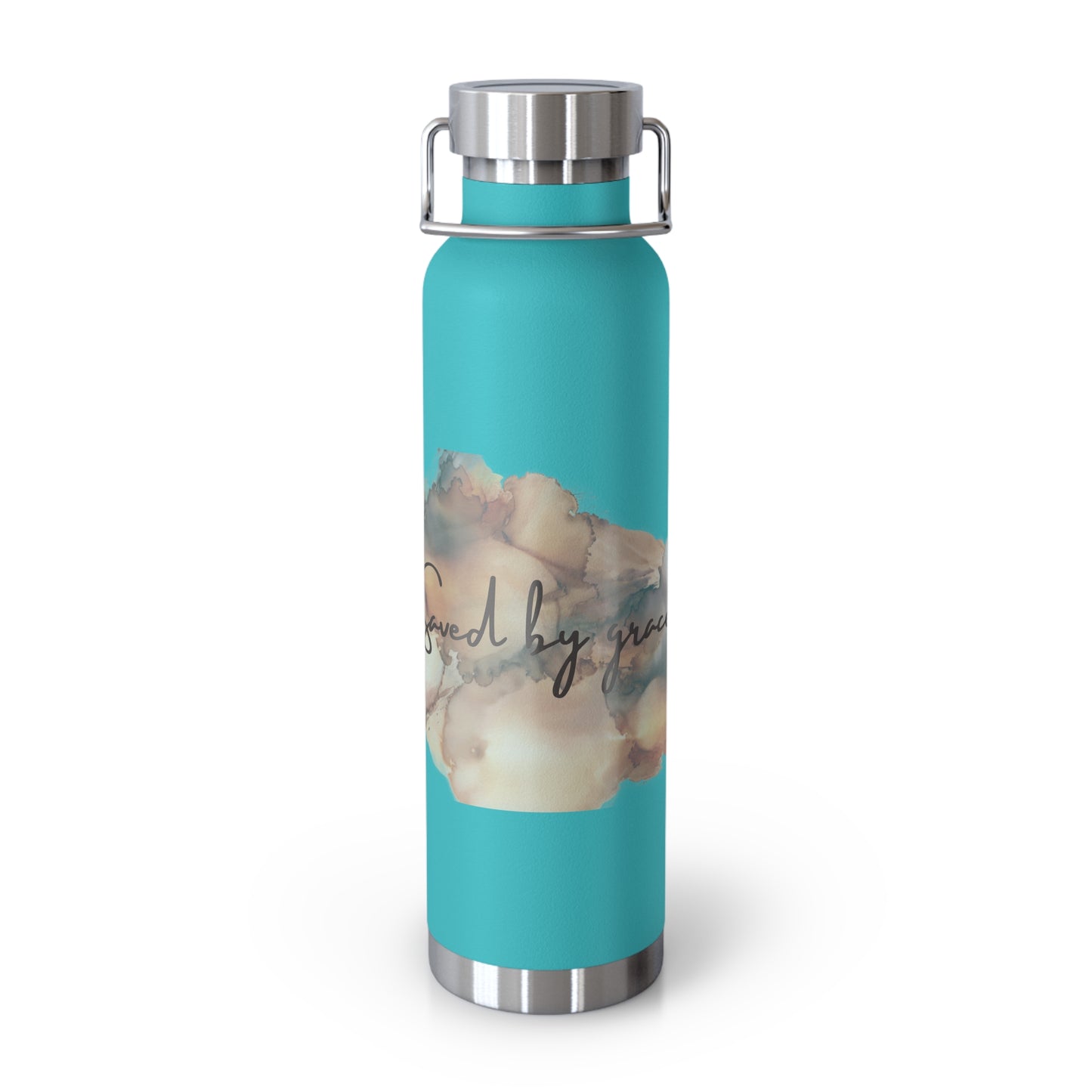 « Saved by grace » Copper Vacuum Insulated Bottle, 22oz