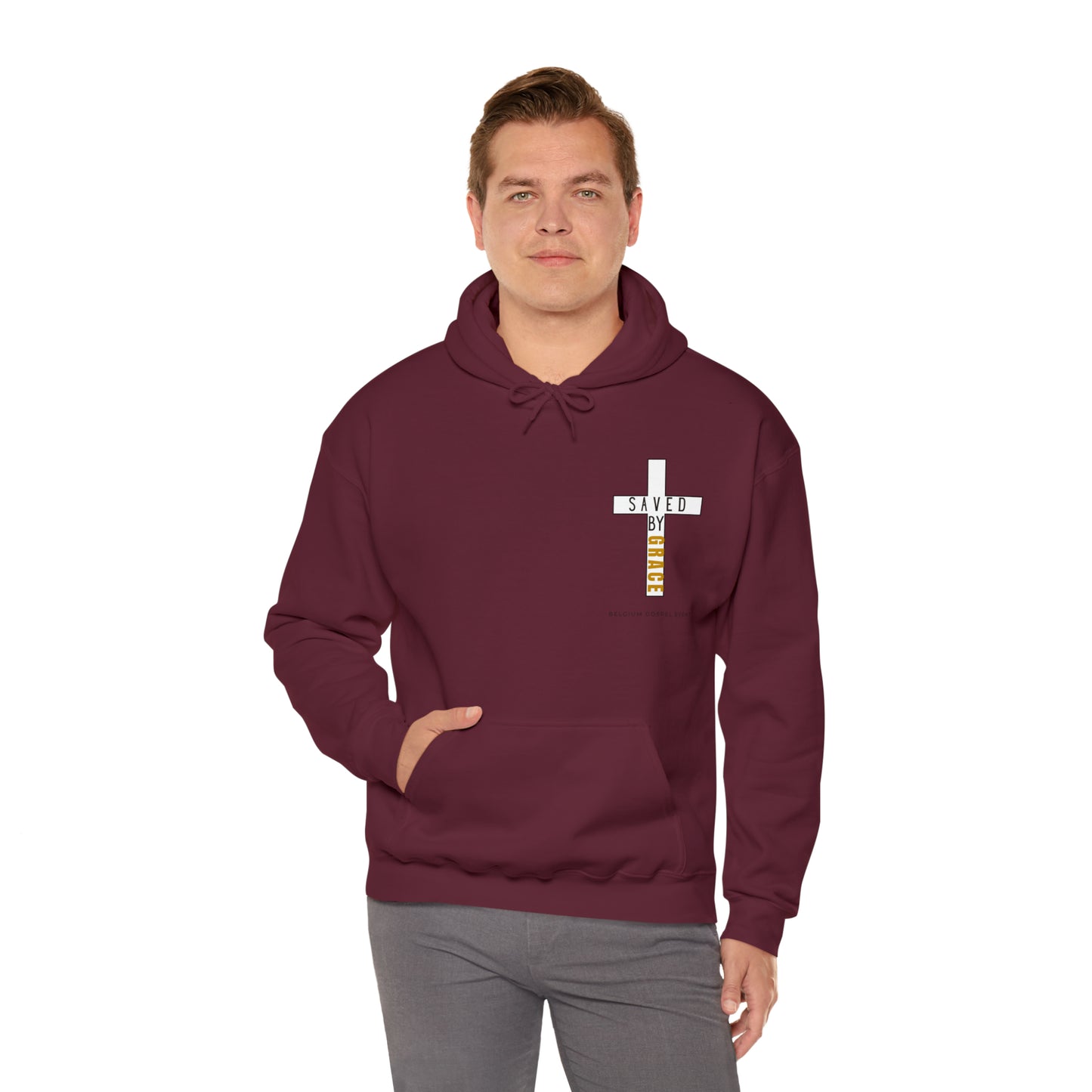 « Saved by grace » Unisex Heavy Blend™ Hooded Sweatshirt