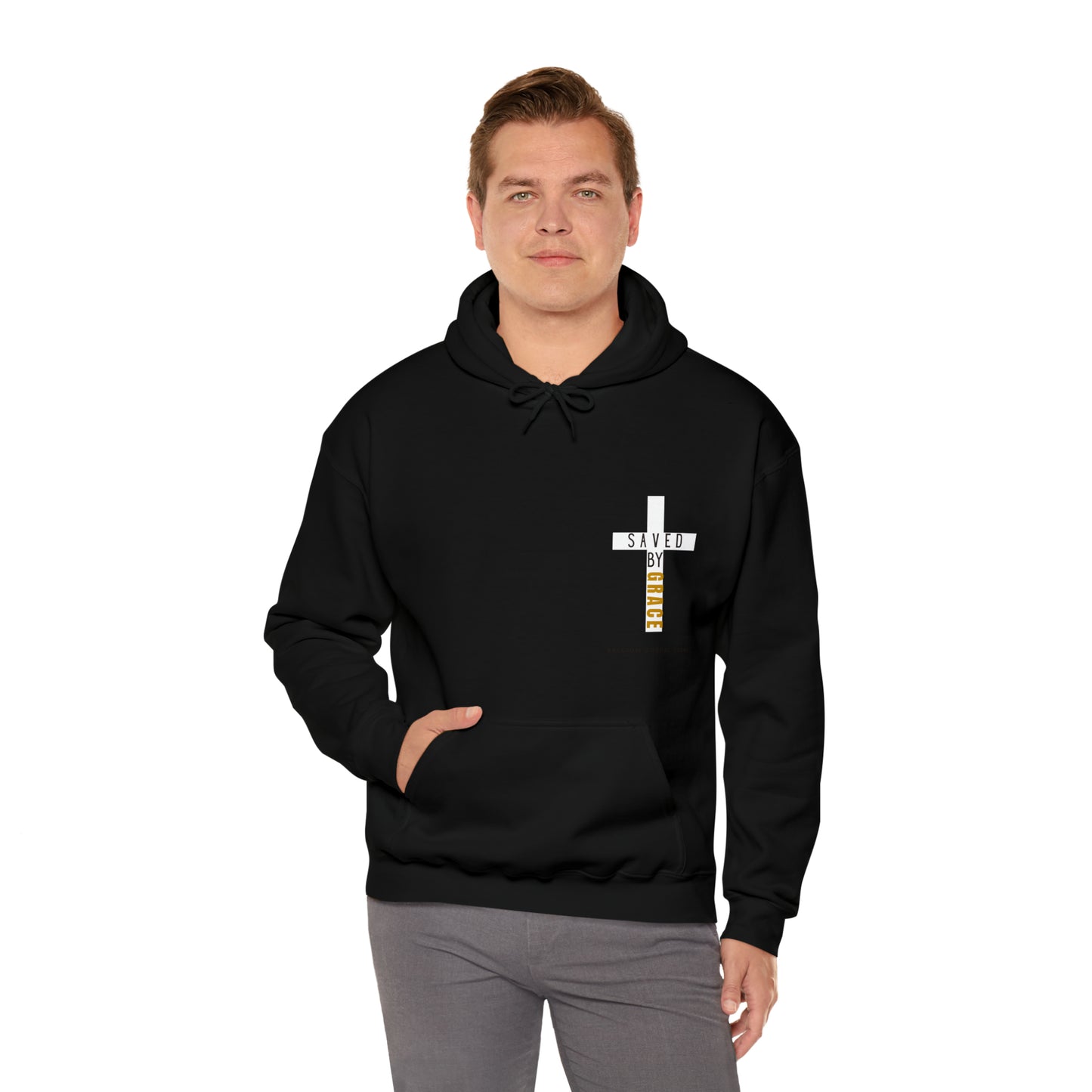 « Saved by grace » Unisex Heavy Blend™ Hooded Sweatshirt