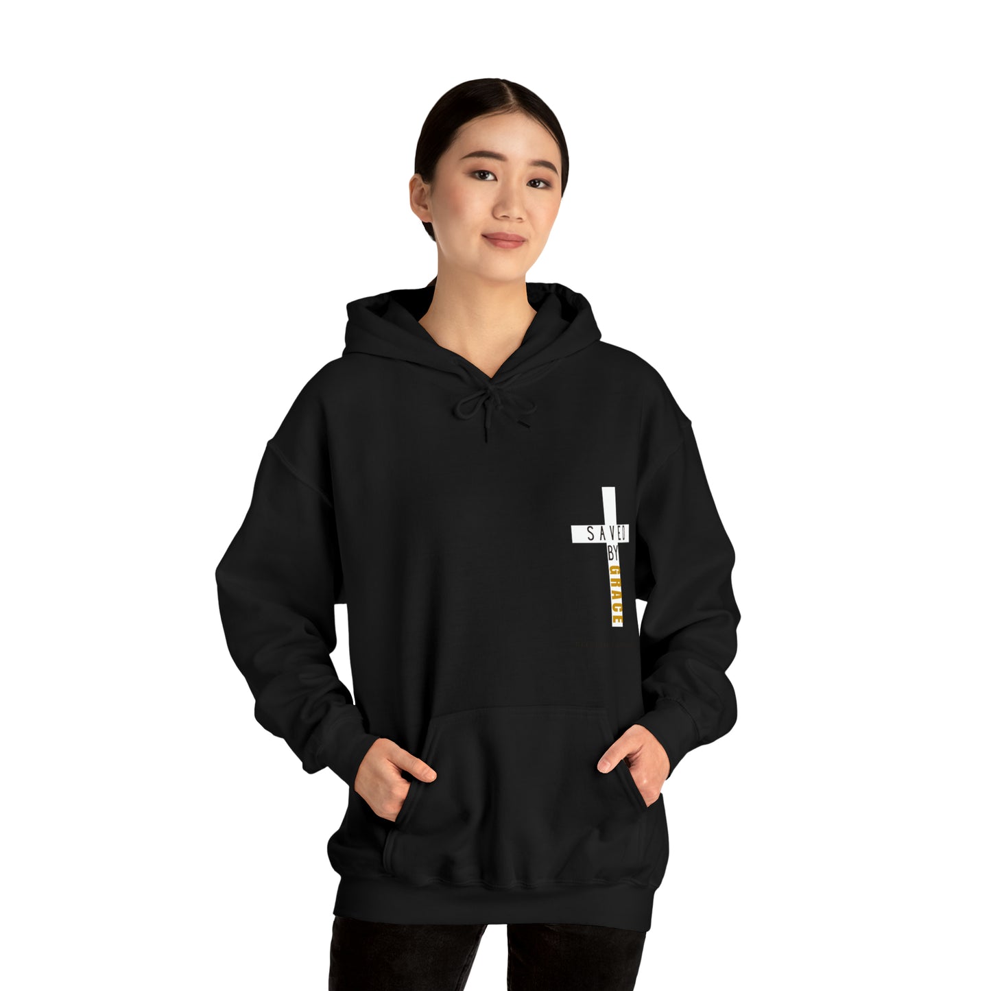 « Saved by grace » Unisex Heavy Blend™ Hooded Sweatshirt