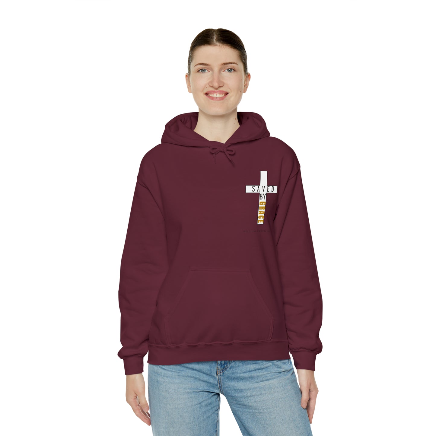 « Saved by grace » Unisex Heavy Blend™ Hooded Sweatshirt