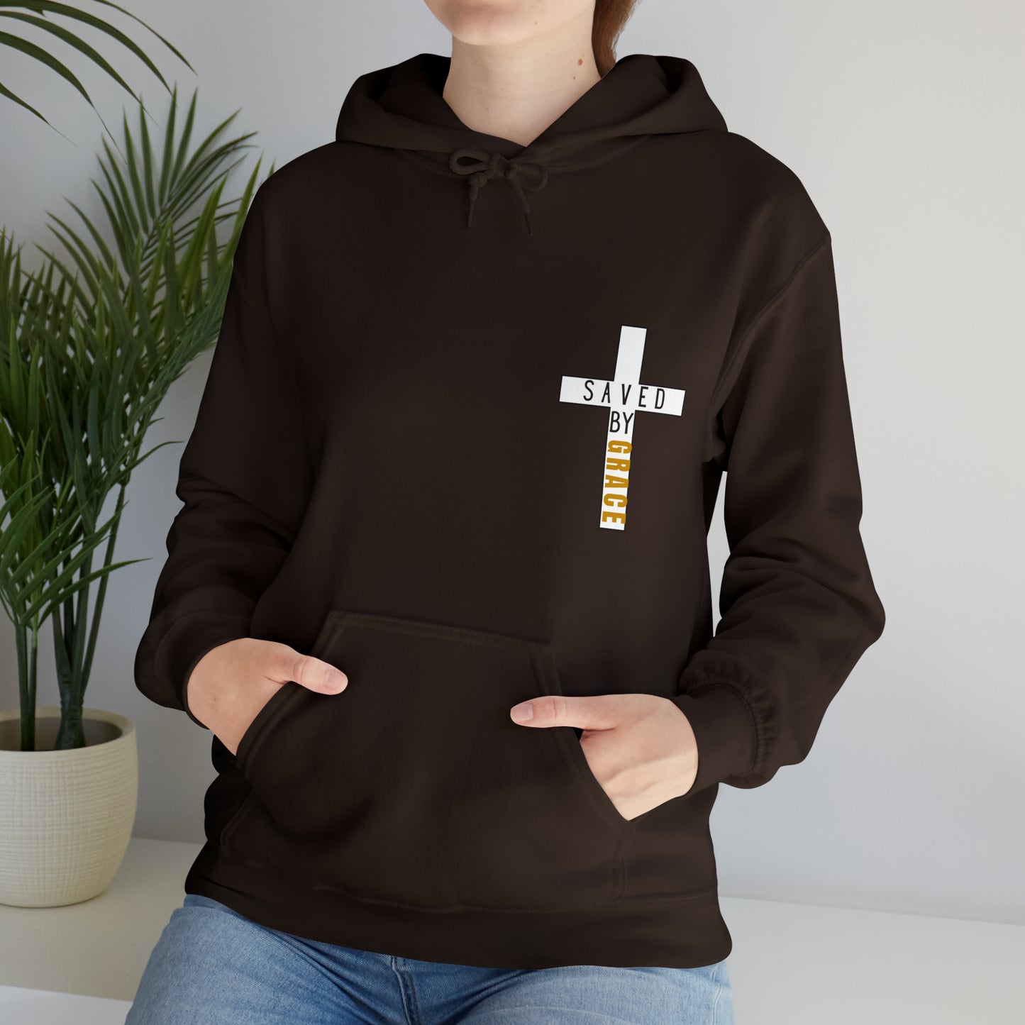 « Saved by grace » Unisex Heavy Blend™ Hooded Sweatshirt